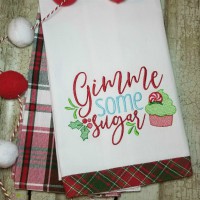 Gimme Suger Christmas Baking Machine Embroidery Design